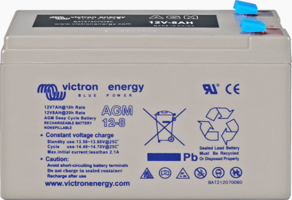 Victron 12V AGM deep cycle battery - 8ah @ C20